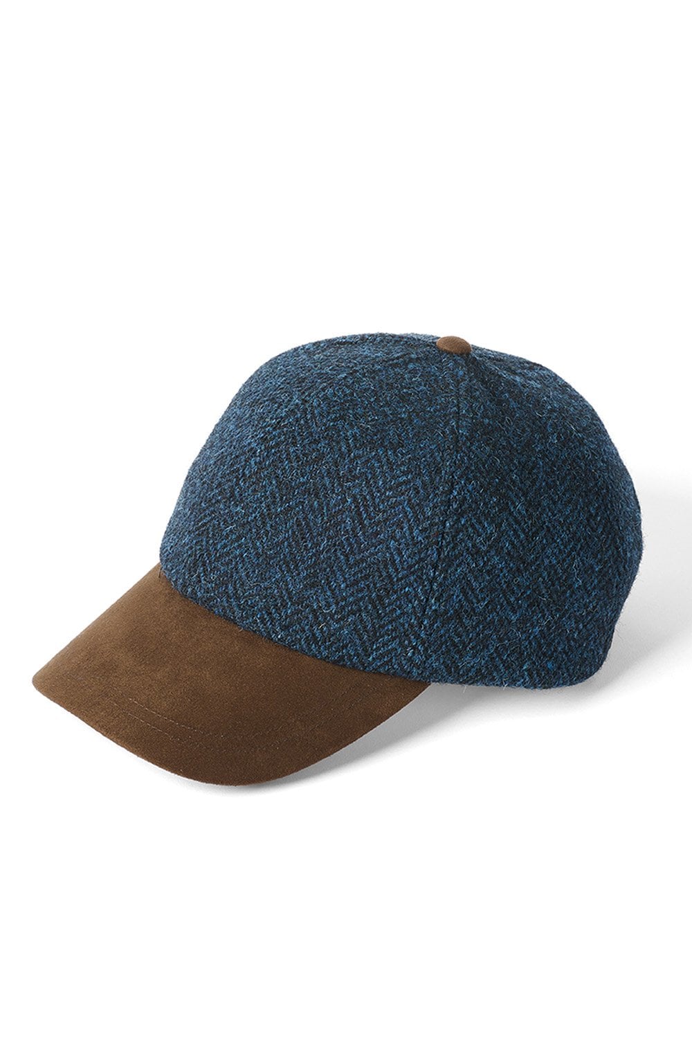 Harris Tweed Baseball Cap Navy | 8 Yards – 8-yards
