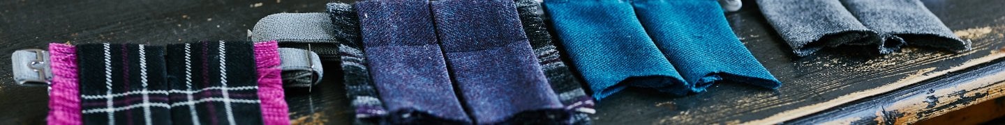 Plain Wool Garter Flashes