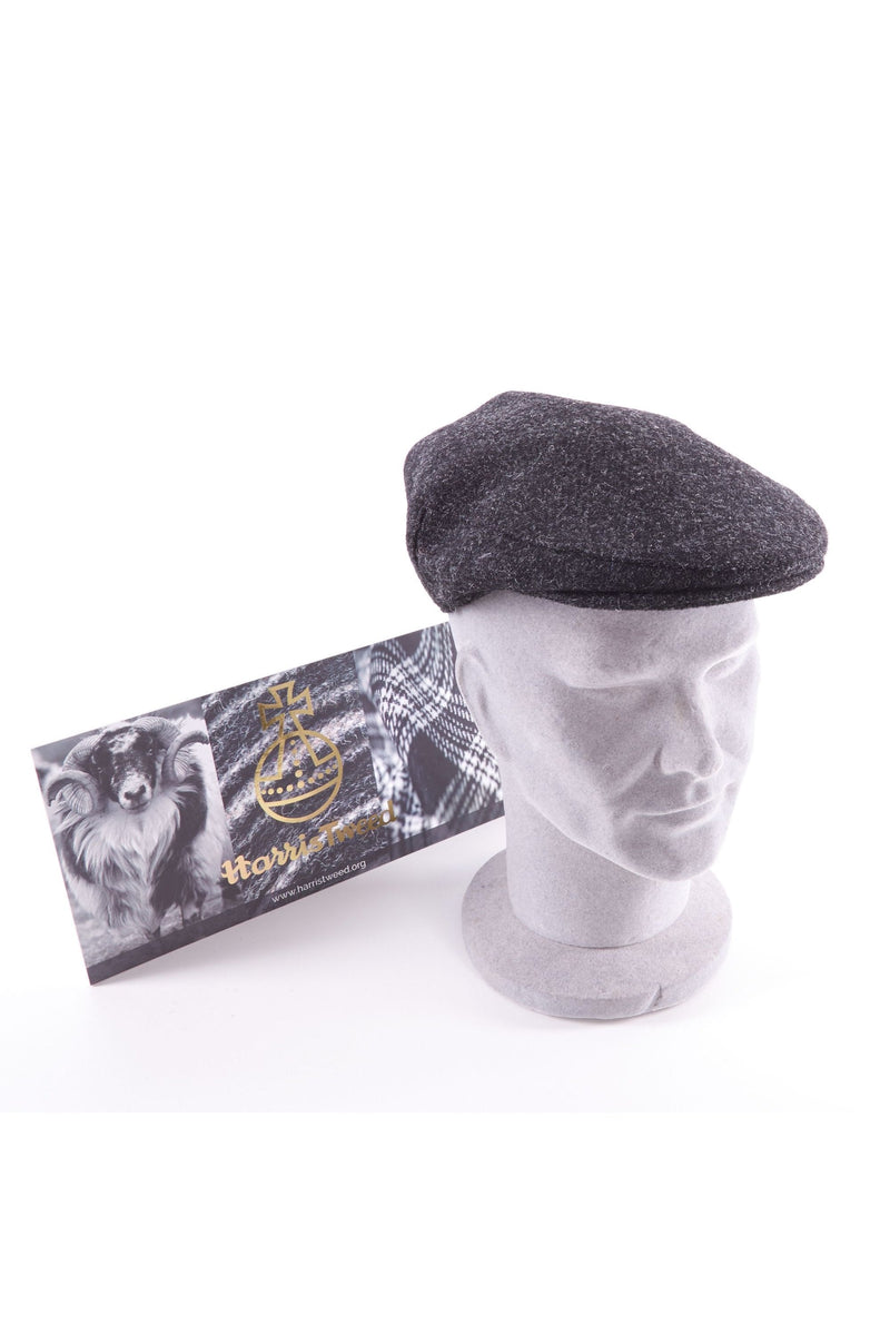 Cap Harris Tweed Charcoal