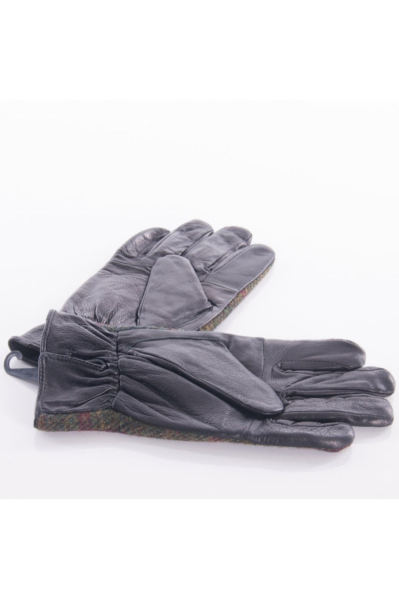 Gloves Harris Tweed Green/Red