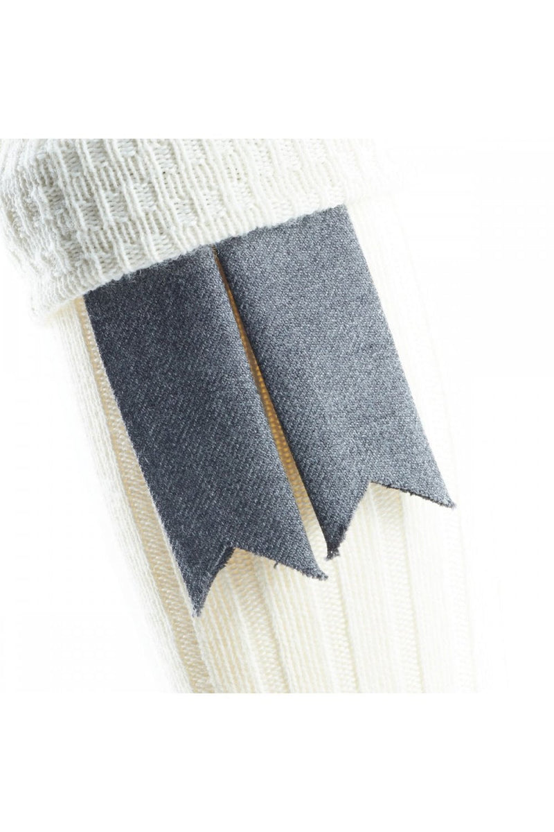 Garter flashes Sloane Graphite