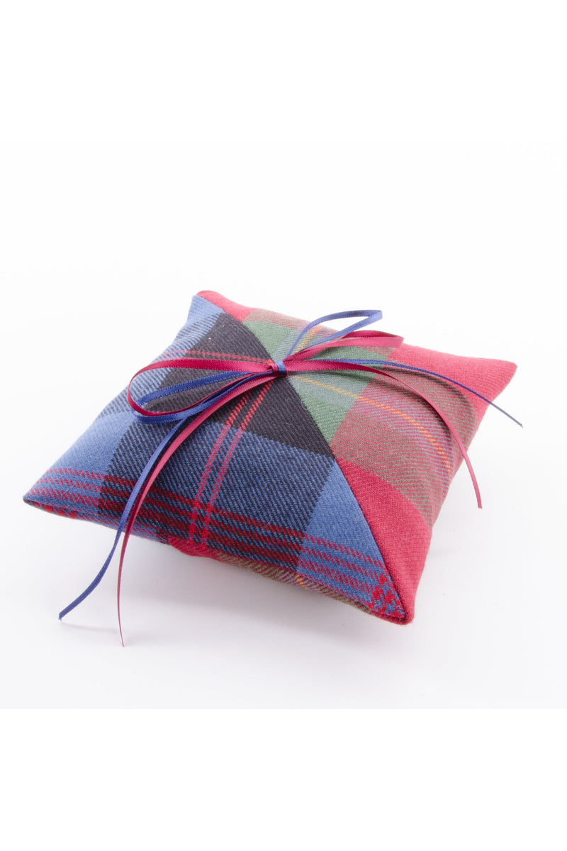 Ring Cushion Two Tartans
