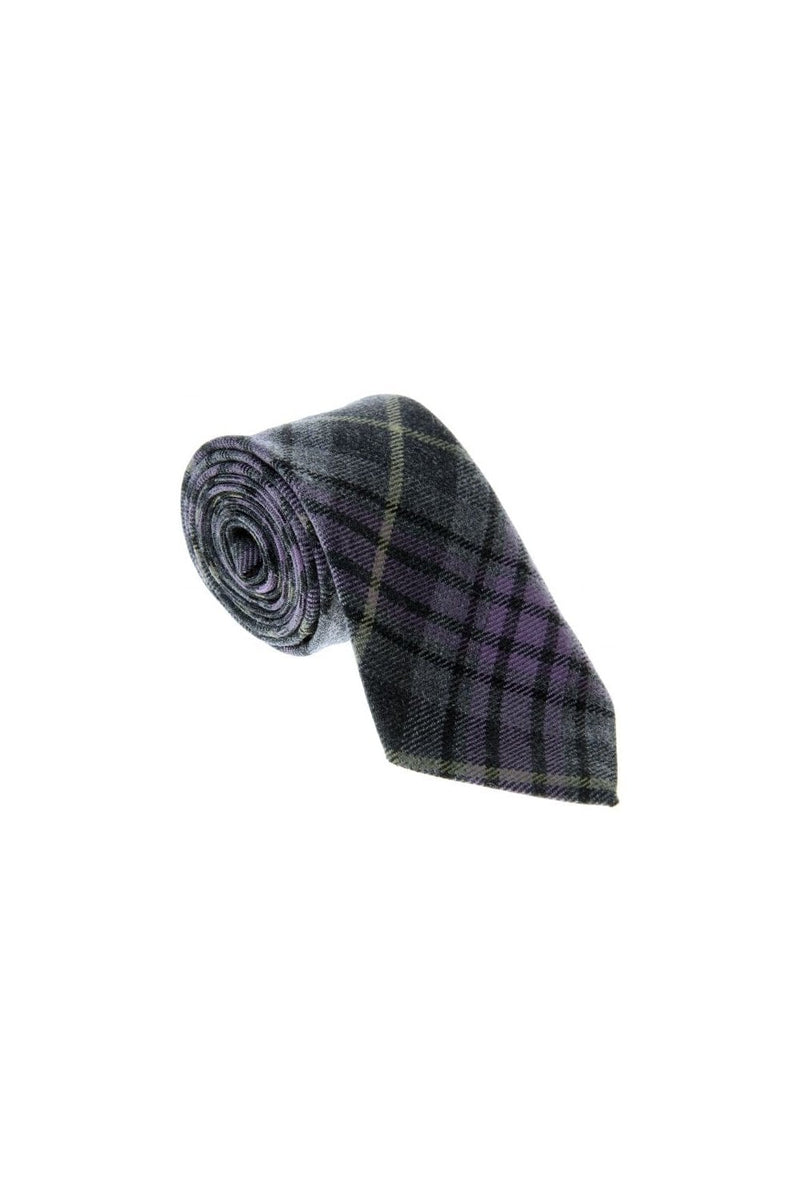 Jaggy Thistle Tartan Tie