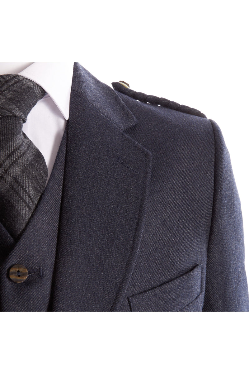 Crail Jacket & Vest Midnight Tweed