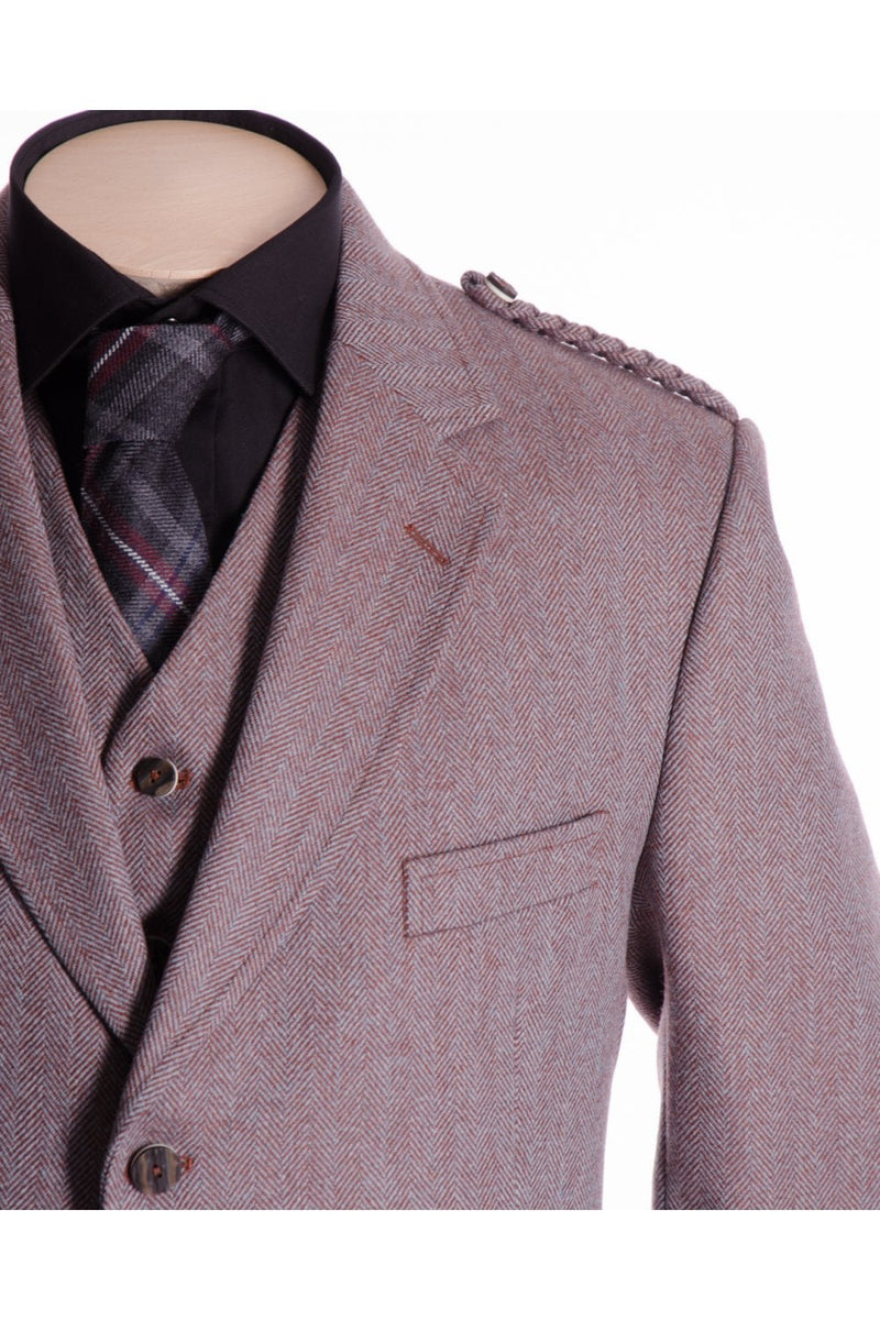 Crail Jacket & Vest Russett Clunie Tweed