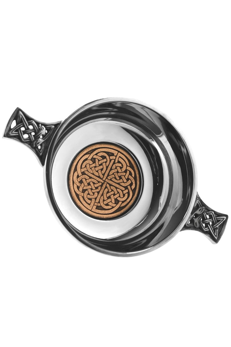 Quaich Celtic Copper Disc 3.5 inch