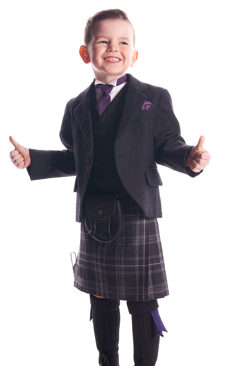 K1 Arrochar Grey Tweed Hire Outfit