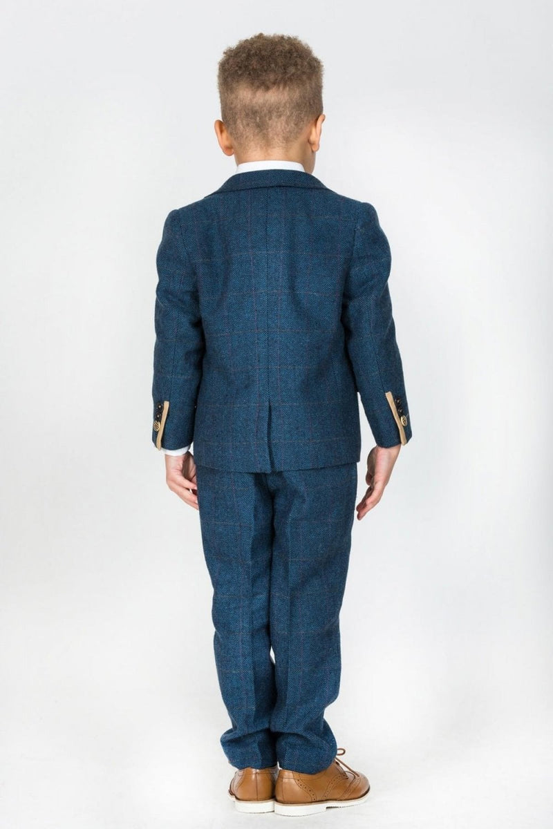 Suit 3 Piece Boys Dion Blue
