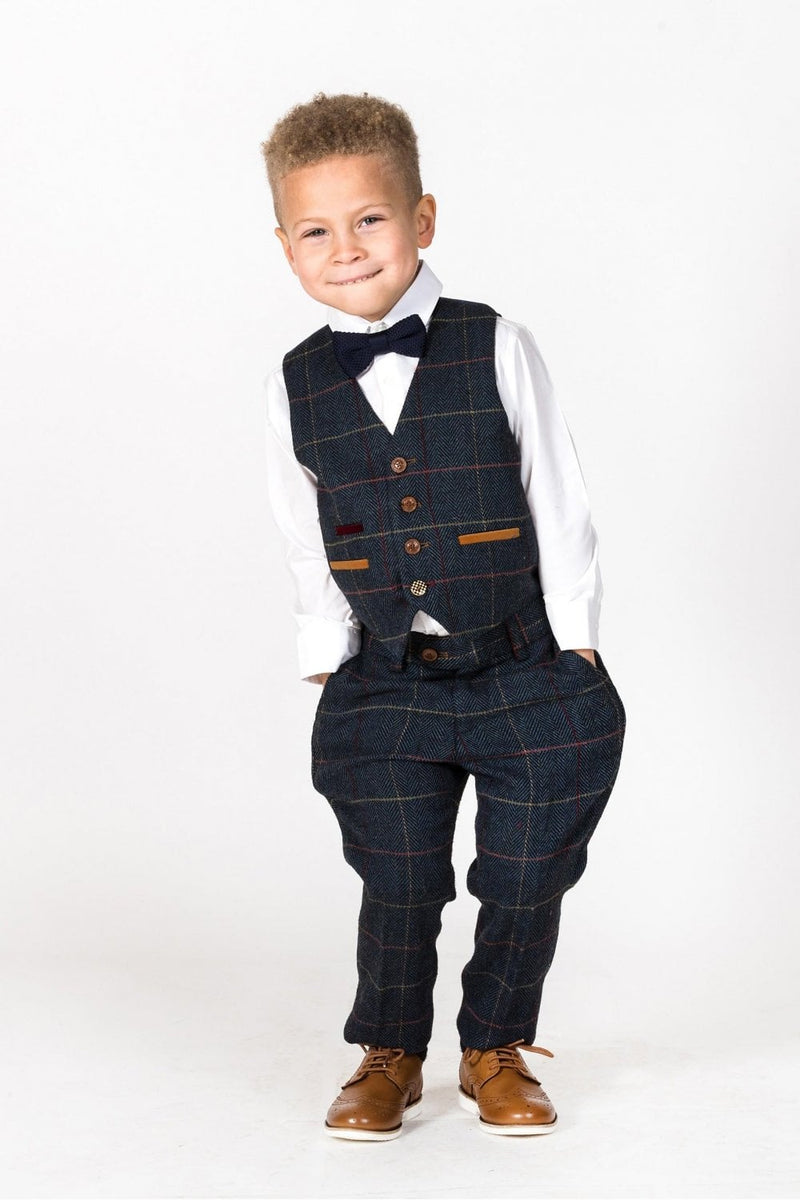 Suit 3 Piece Boys Eton Blue