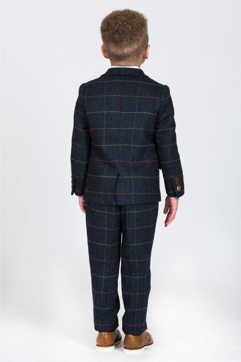 Suit 3 Piece Boys Eton Blue