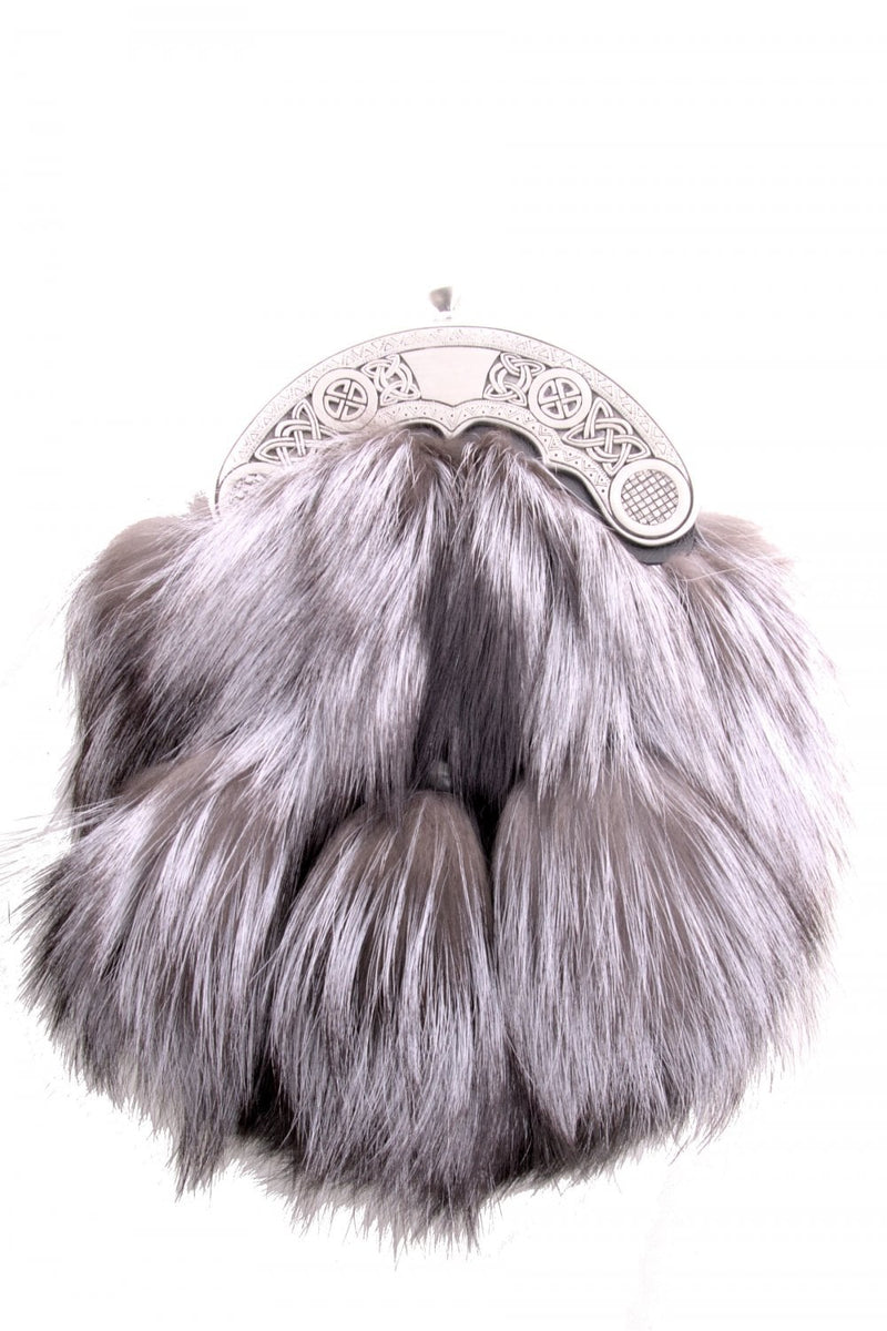 Sporran Celtic Dragon Silver Fox Antique