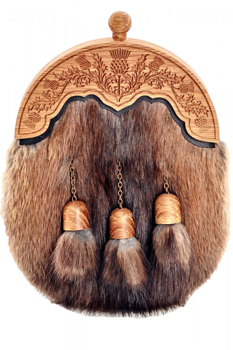 Sporran Oak Routed Thistle Musquash