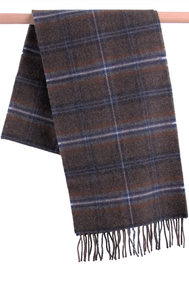 Hebridean Peat Tartan Scarf