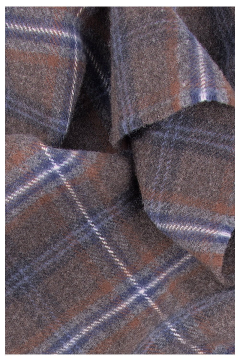 Hebridean Peat Tartan Scarf