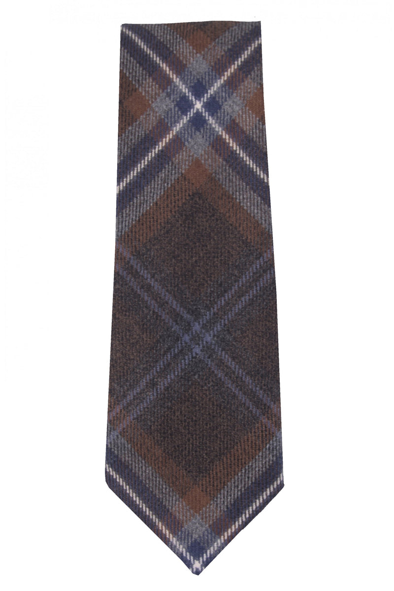 Hebridean Peat Tartan Tie