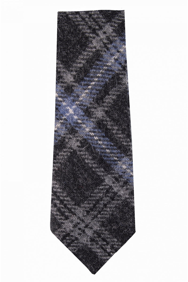 Harris Tweed Hebridean Ice Tartan Tie