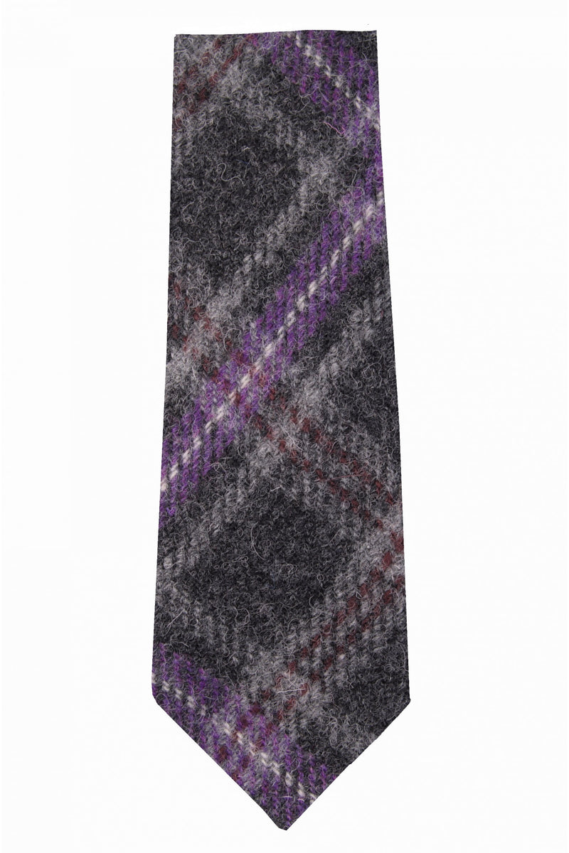 Harris Tweed Hebridean Thistle Tartan Tie
