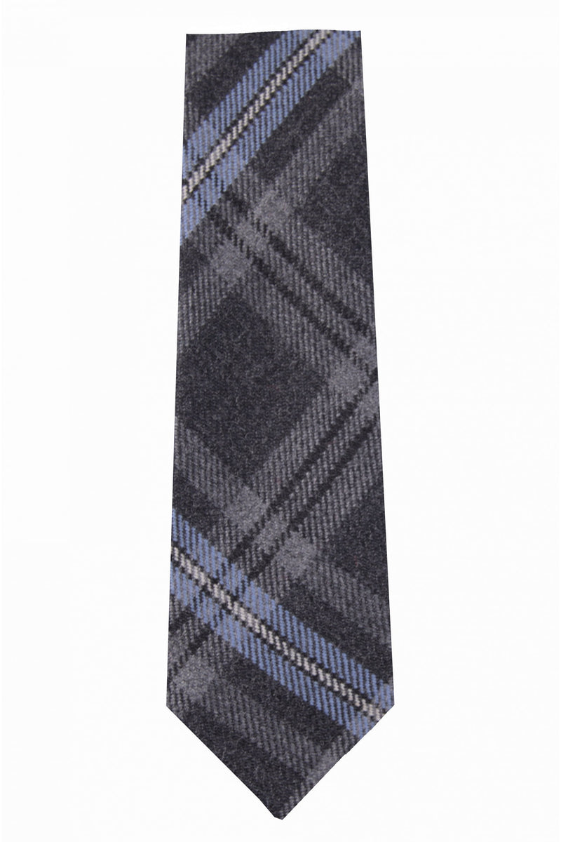 Skinny Hebridean Ice Tartan Tie