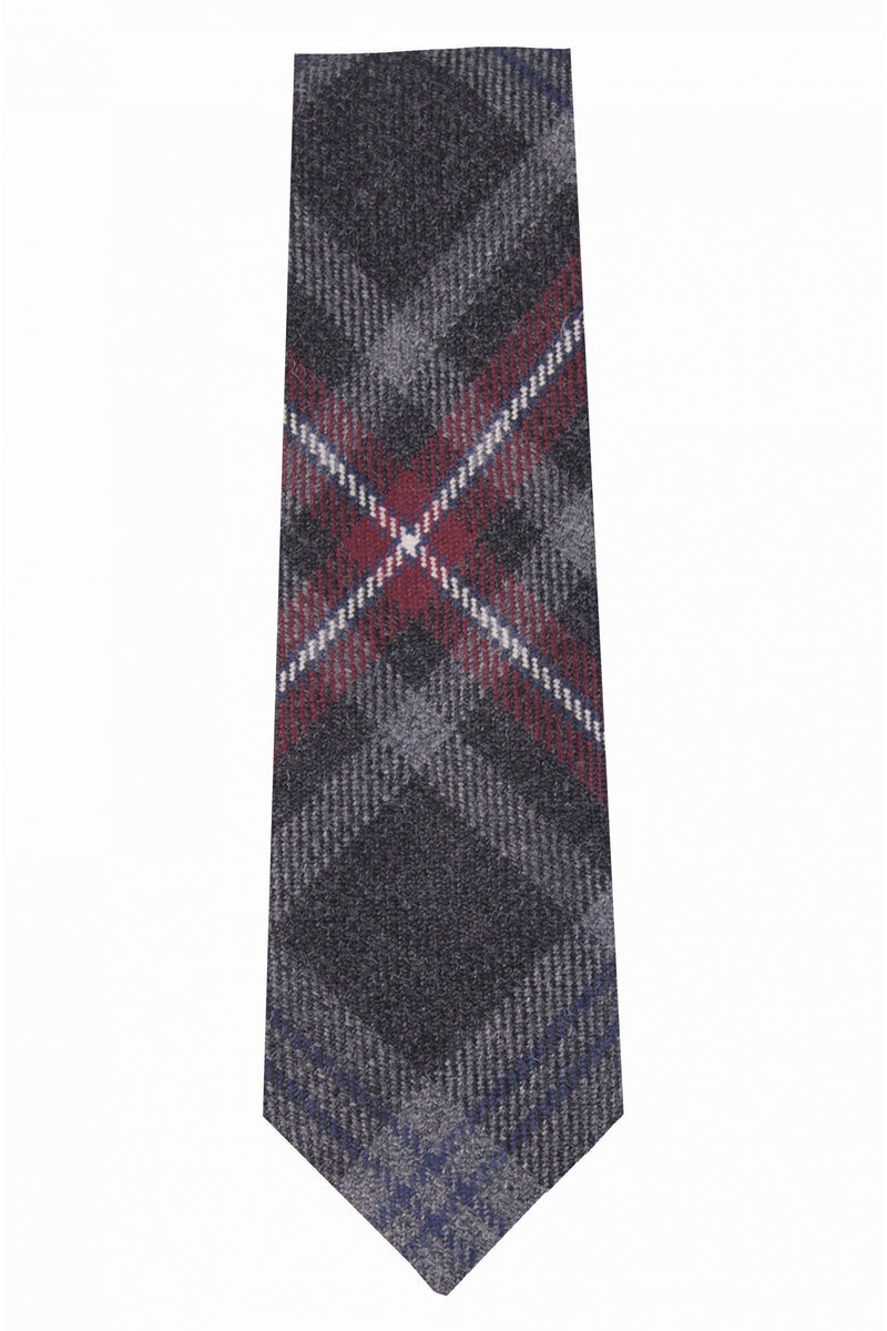 Skinny Hebridean Heather Tartan Tie