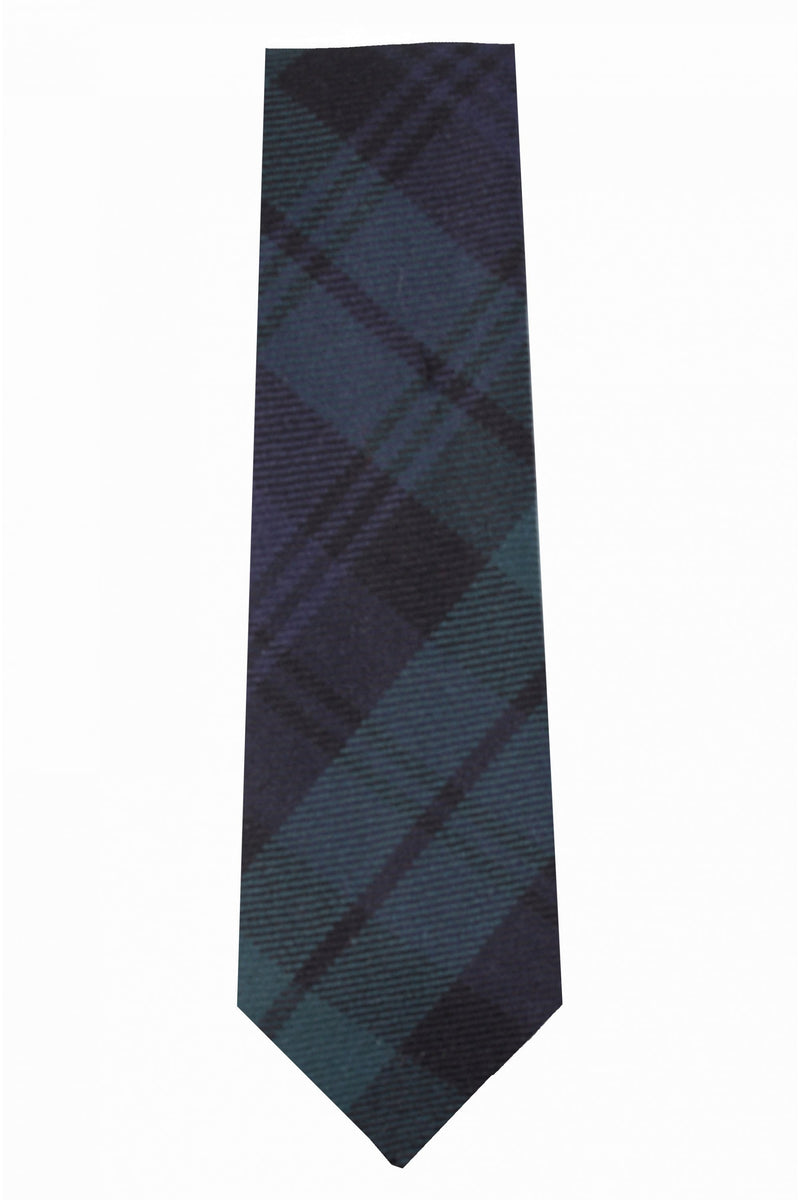 Skinny Black Watch Tartan Tie