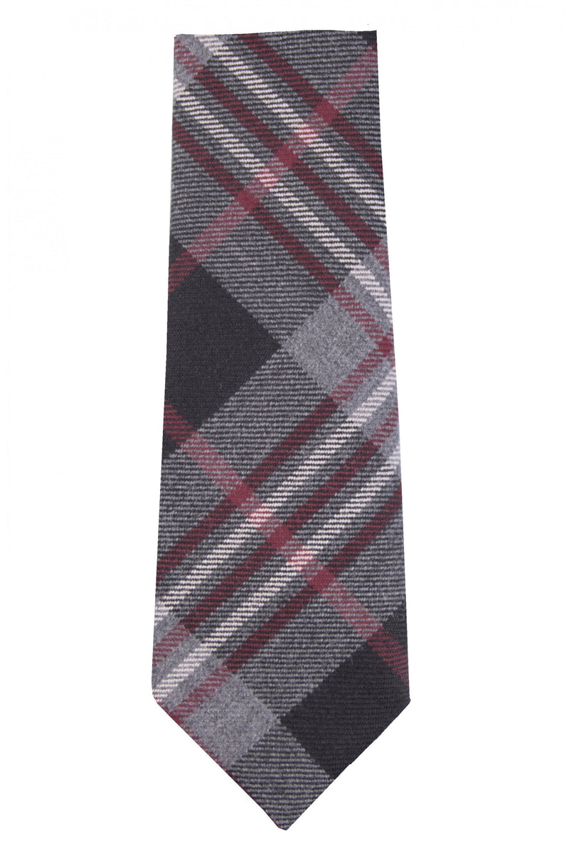 Scott Claret Tartan Tie