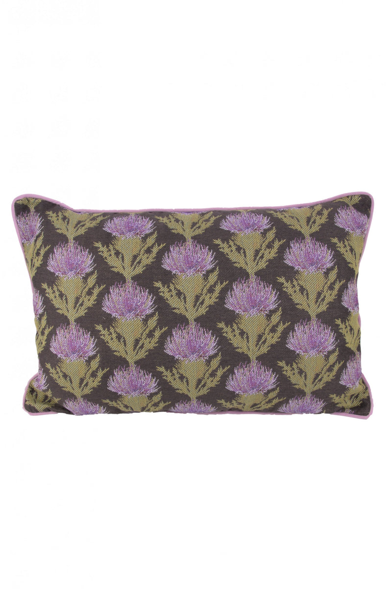 Cushion Moray Violet Jacquard Weave