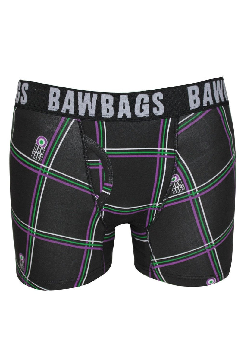 Tartan Boxers Black
