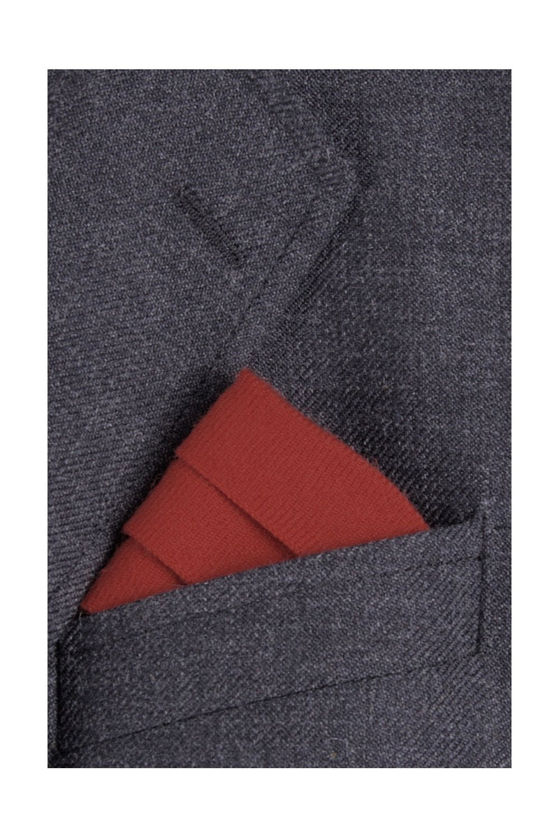 Pocket Square Red Ancient