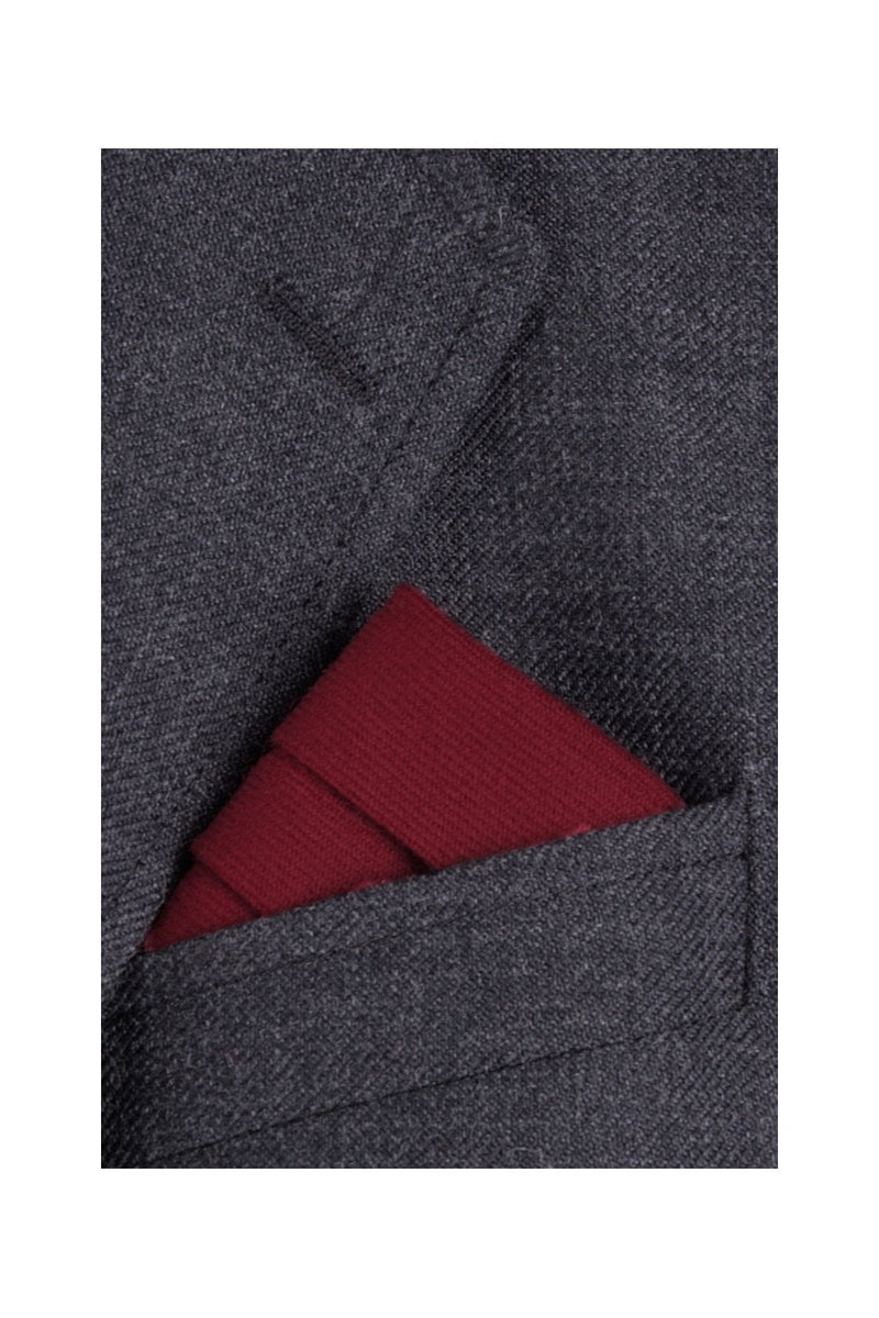 Pocket Square Ruby Red