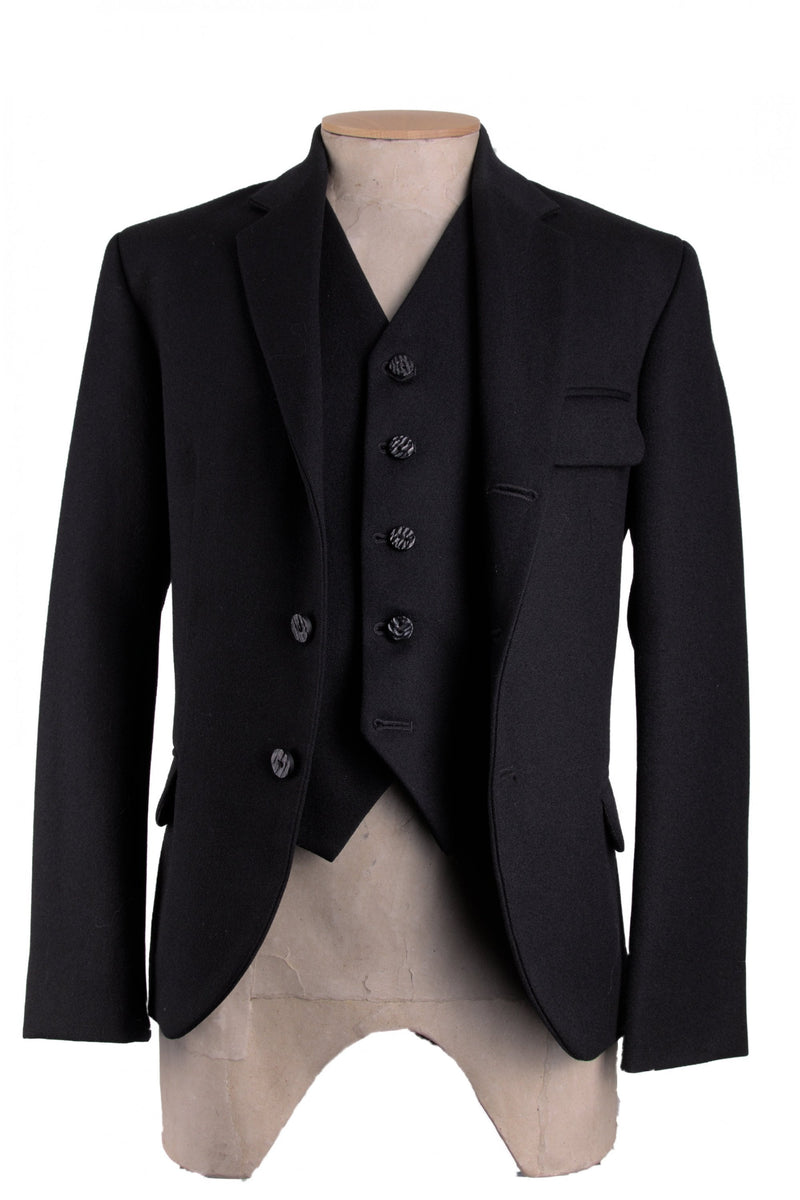 Ex Hire K1 Jacket & 5 Button Vest Black