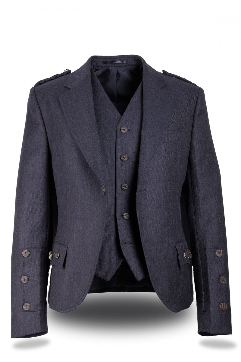 Crail Jacket & Vest Midnight Tweed