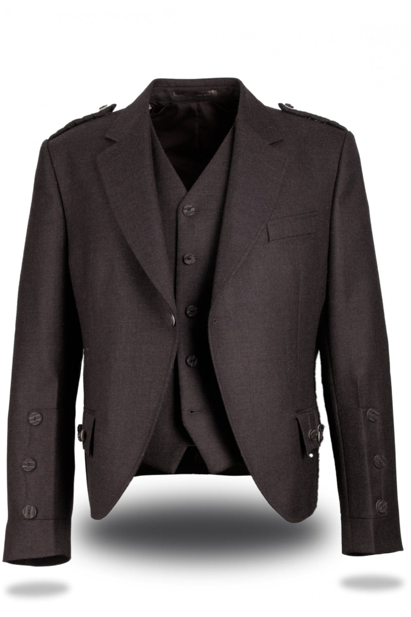Crail Jacket & Vest Peat Tweed