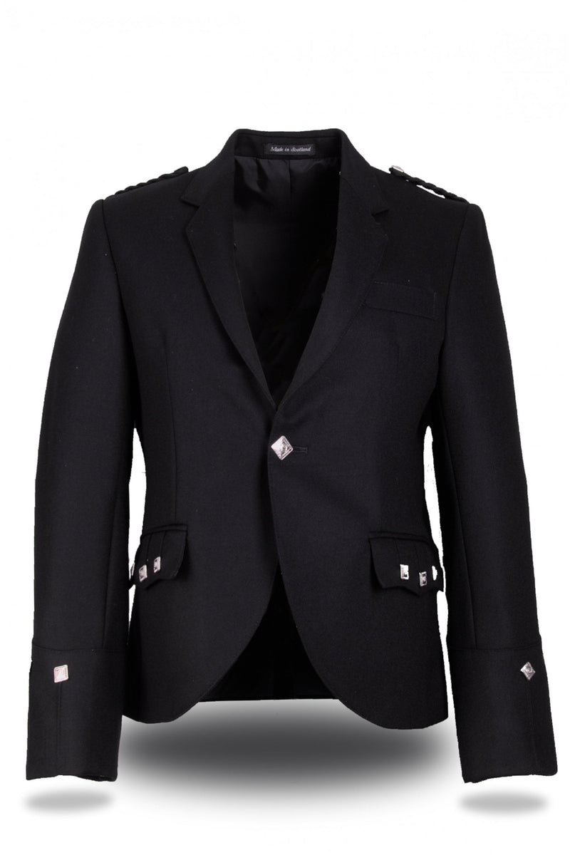Argyle Jacket Black