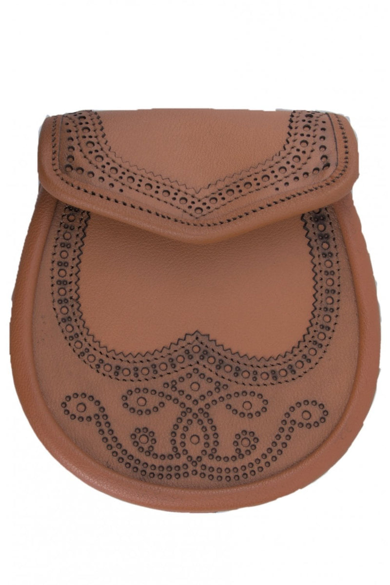 Sporran Brogue Design Light Tan