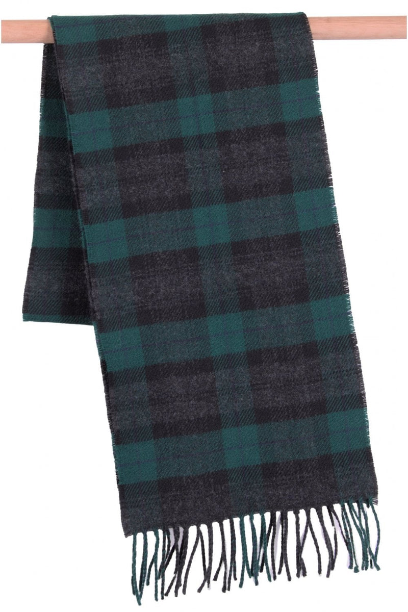 Hebridean Blackwatch Tartan Lambswool Scarf