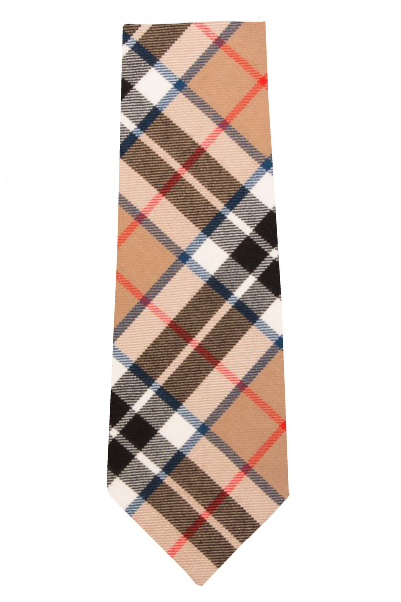 Thomson Camel Tartan Tie