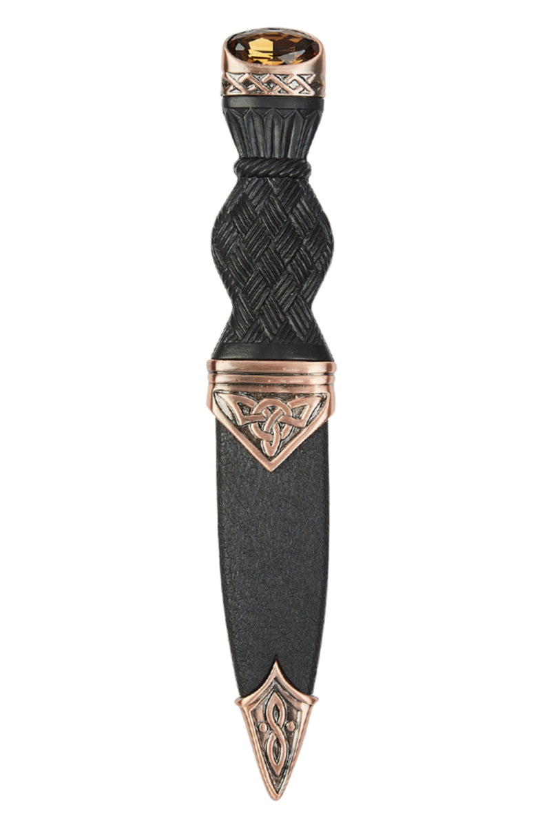 Copper Celtic Sgian Dubh