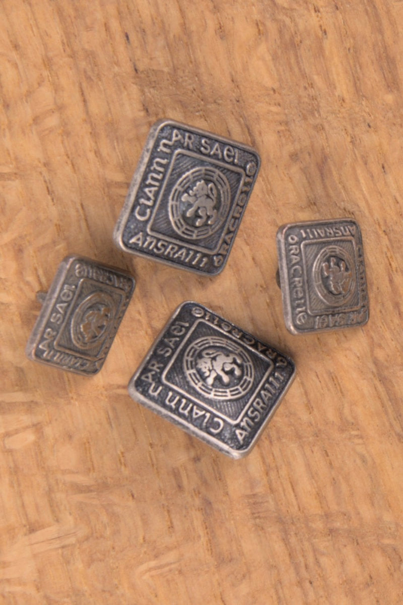 Pack of 4 Highland Jacket Buttons Antique