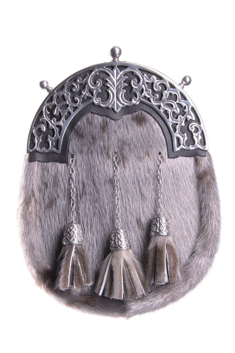 Sporran Celtic Vine Ring Seal Polished