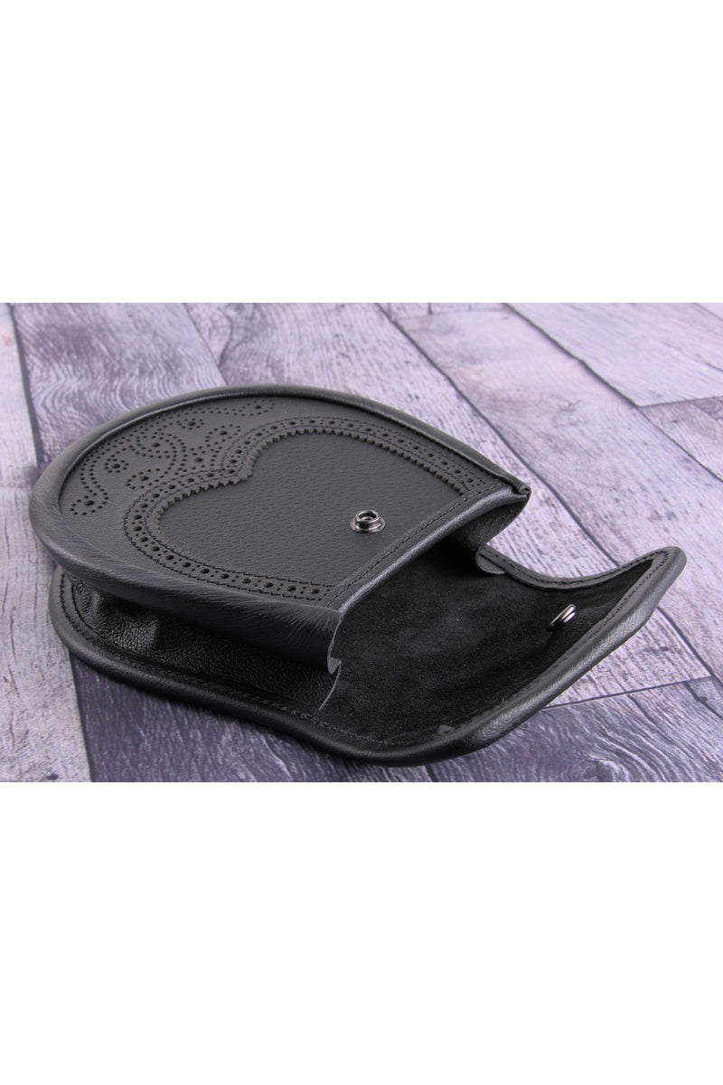 Sporran Brogued Design Black