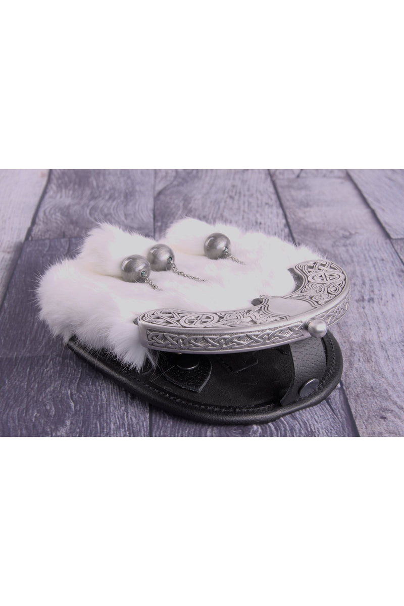 Sporran Celtic Antique White Rabbit