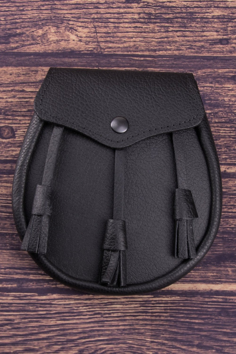 Sporran 8GS Black Leather