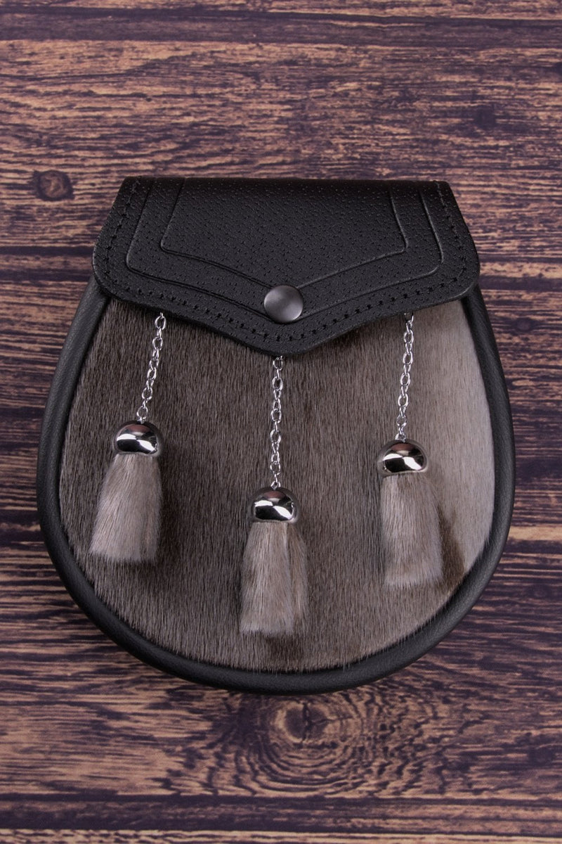 Sporran SHEP Grey Seal Skin