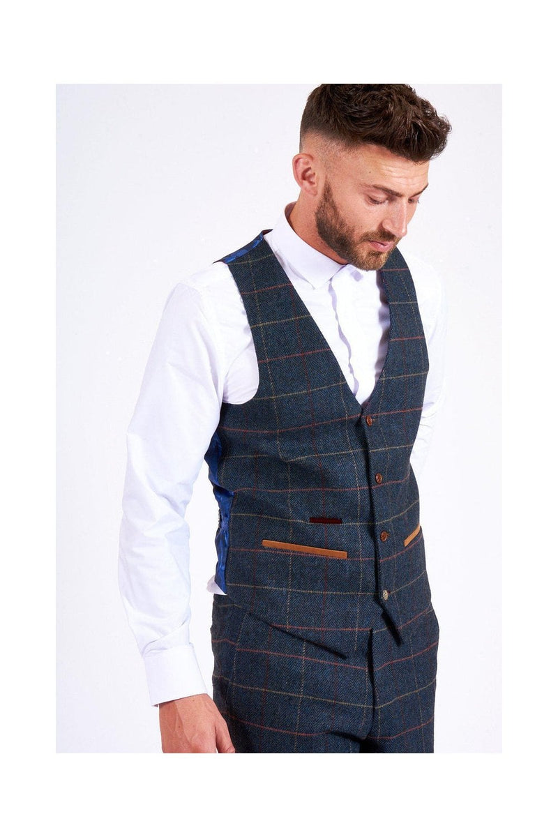 Eton Blue Three Piece Suit