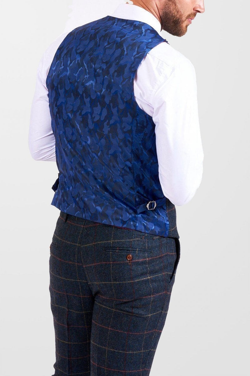 Eton Blue Three Piece Suit