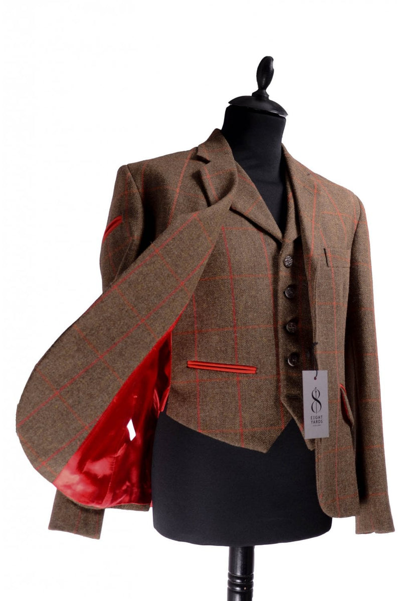 K2 Jacket & Vest Tweed Brown