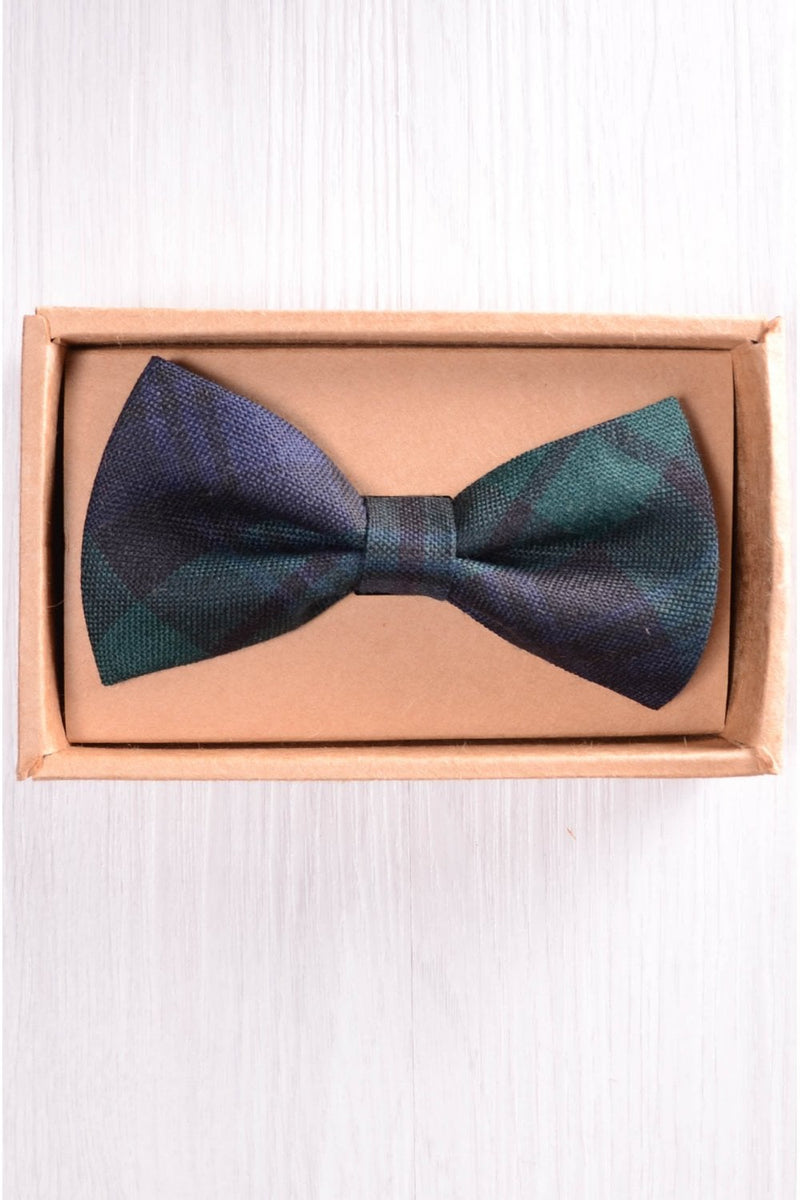 Black Watch Modern Tartan Bow Tie