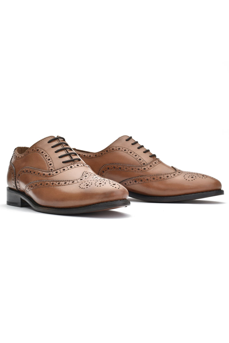 Day Brogue Camel Brown