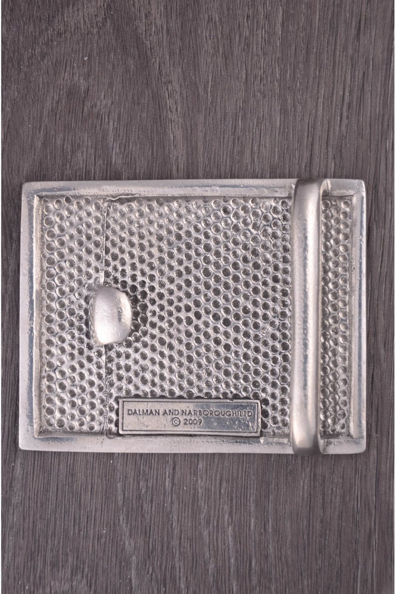 Belt Buckle Thistle Pewter