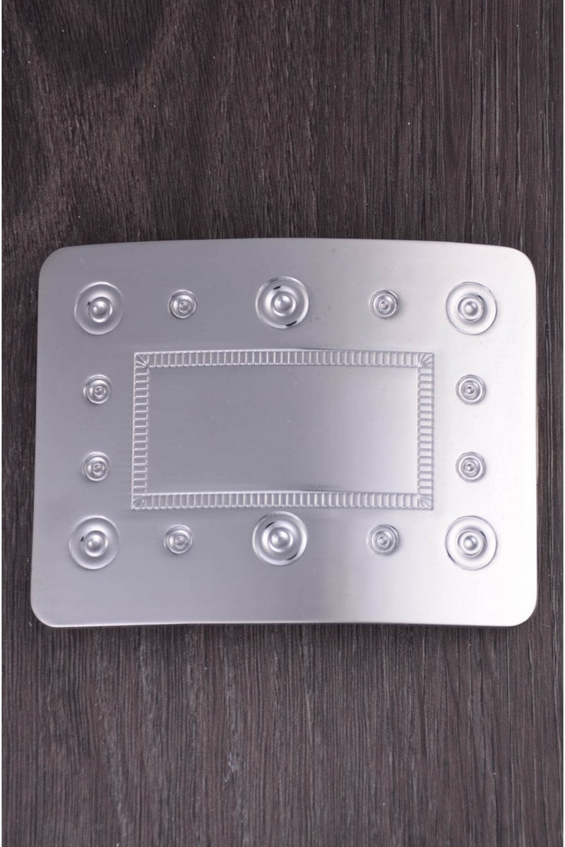 Belt Buckle Bullseye Chrome